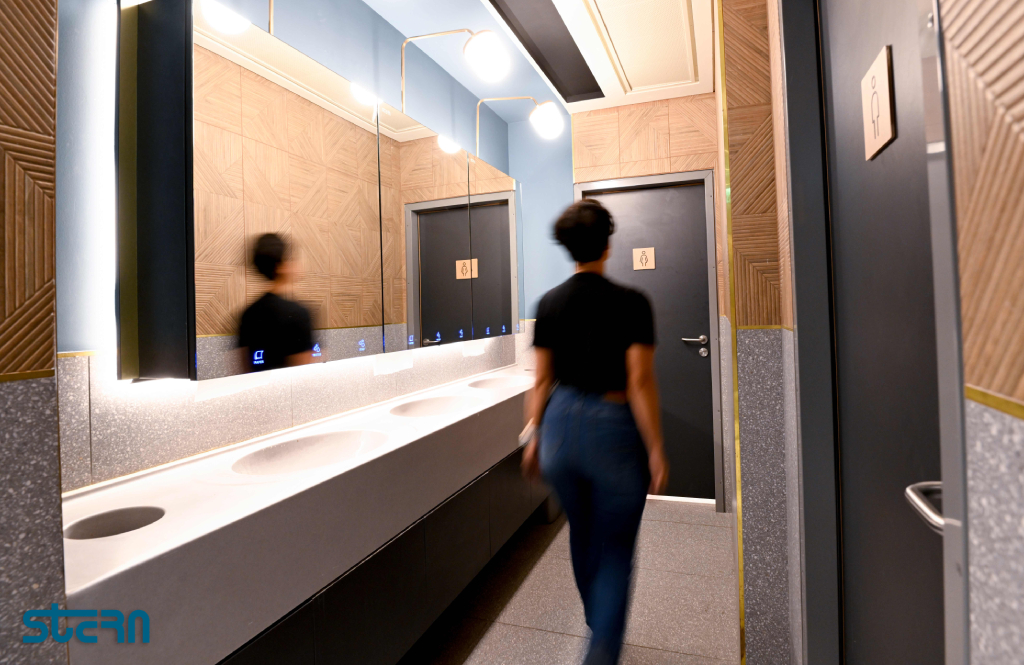 Discover the Future of Commercial Bathrooms with Stern's Touchless Elegance