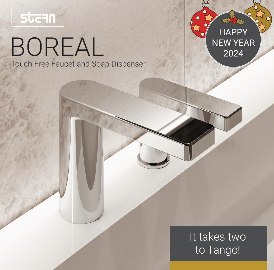 Boreal touch free fauceet and soap dispenser